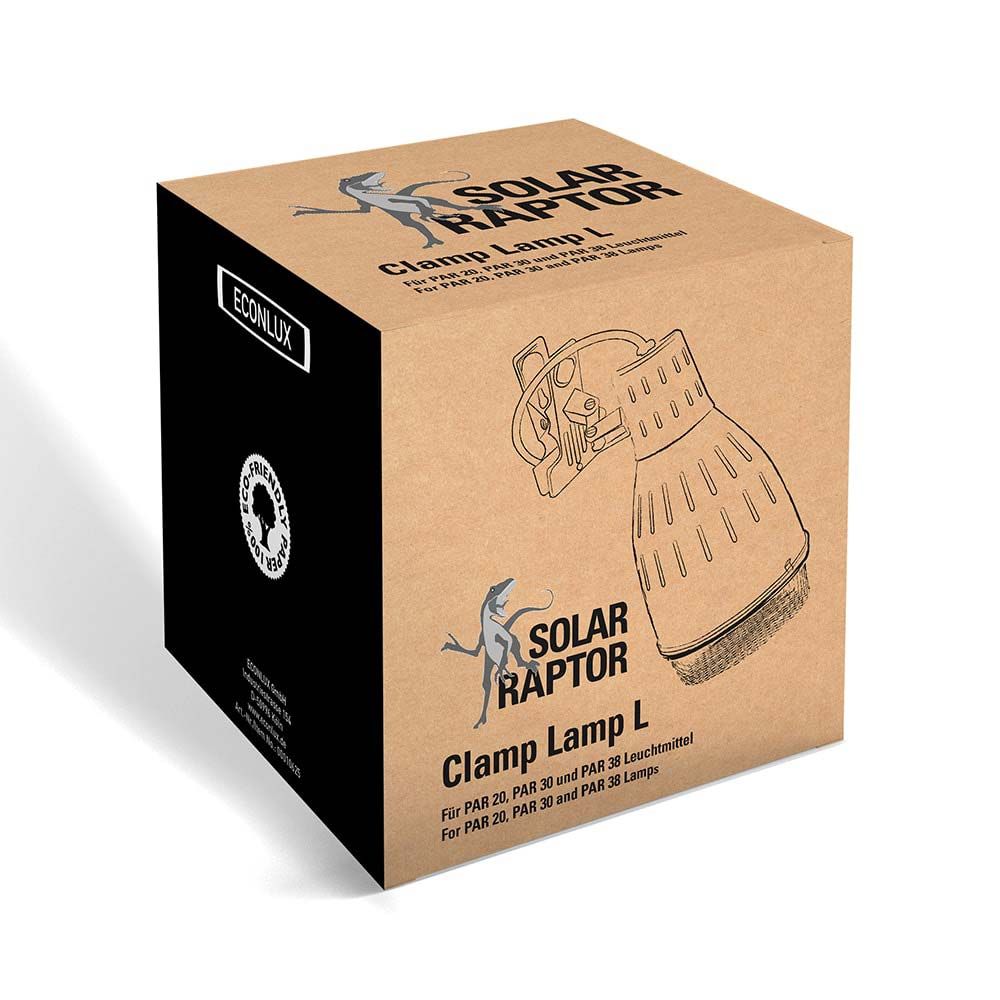 SolarRaptor ClampLamp - Keramikfassung E27