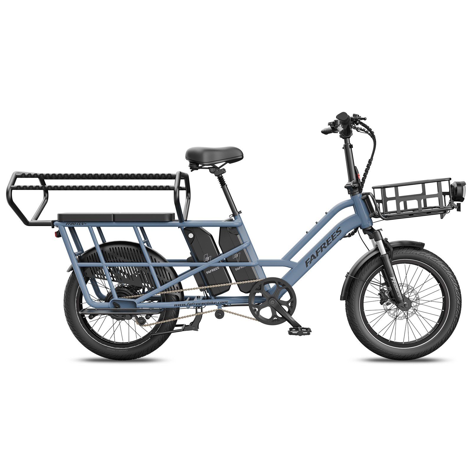 FAFREES FF20 CUV Modulares Longtail-E-Bike – Dual-Akku 30 Ah