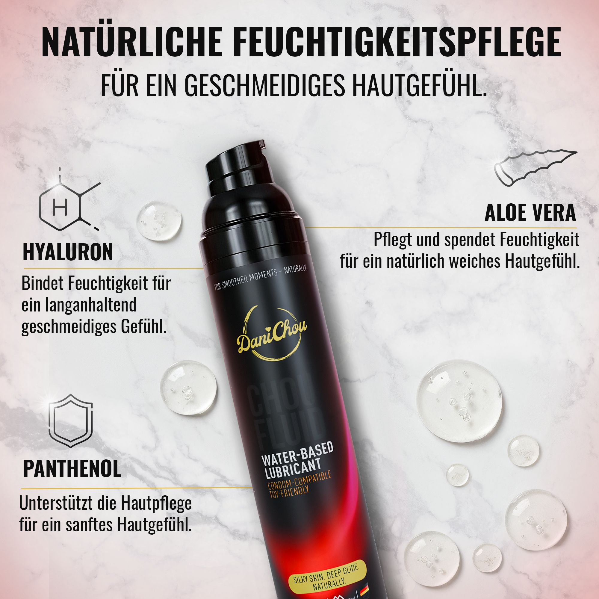DaniChou ChouFluid Gleitgel wasserbasiert 100 ml