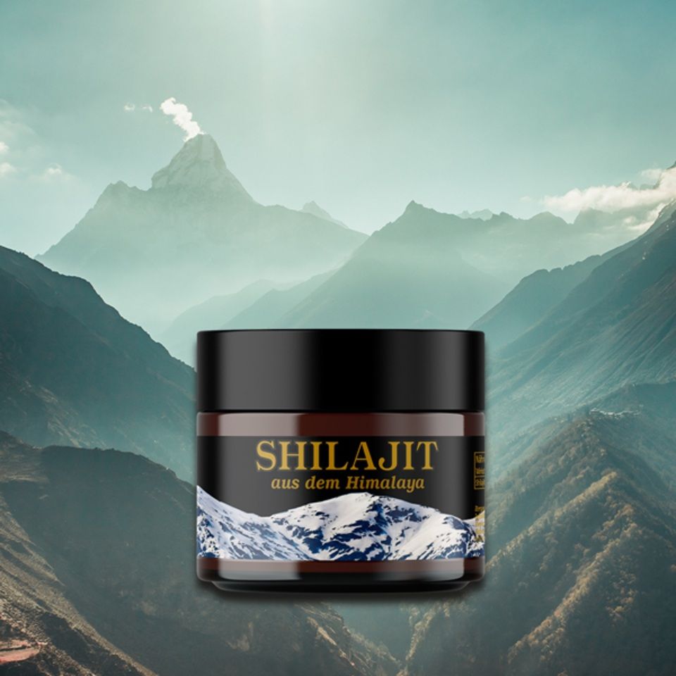 Shilajit Harz ⭐ 60g ⭐ Inklusive Löffel | Mumijo aus dem Himalaya | MyVitality+