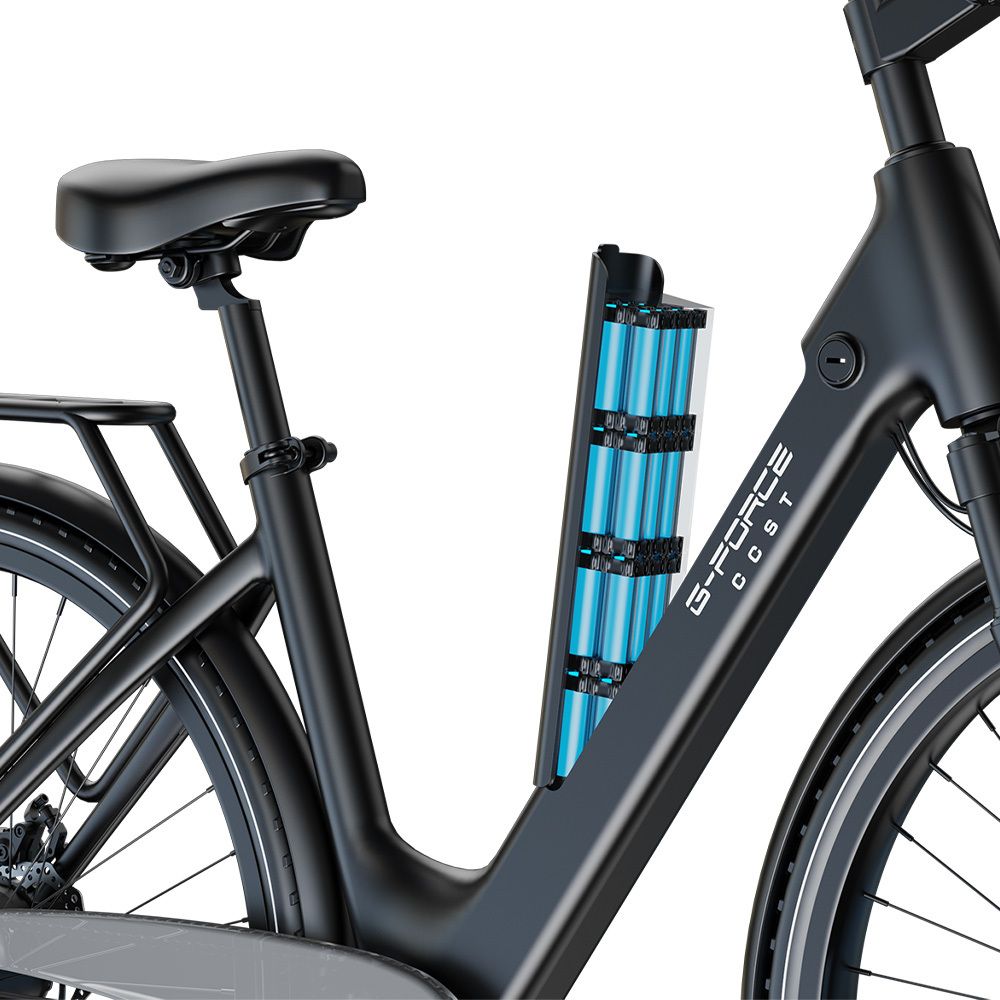 G-FORCE CC ST Elektrisches Citybike, 48V 12Ah Akku (herausnehmbar), 27,5 Zoll