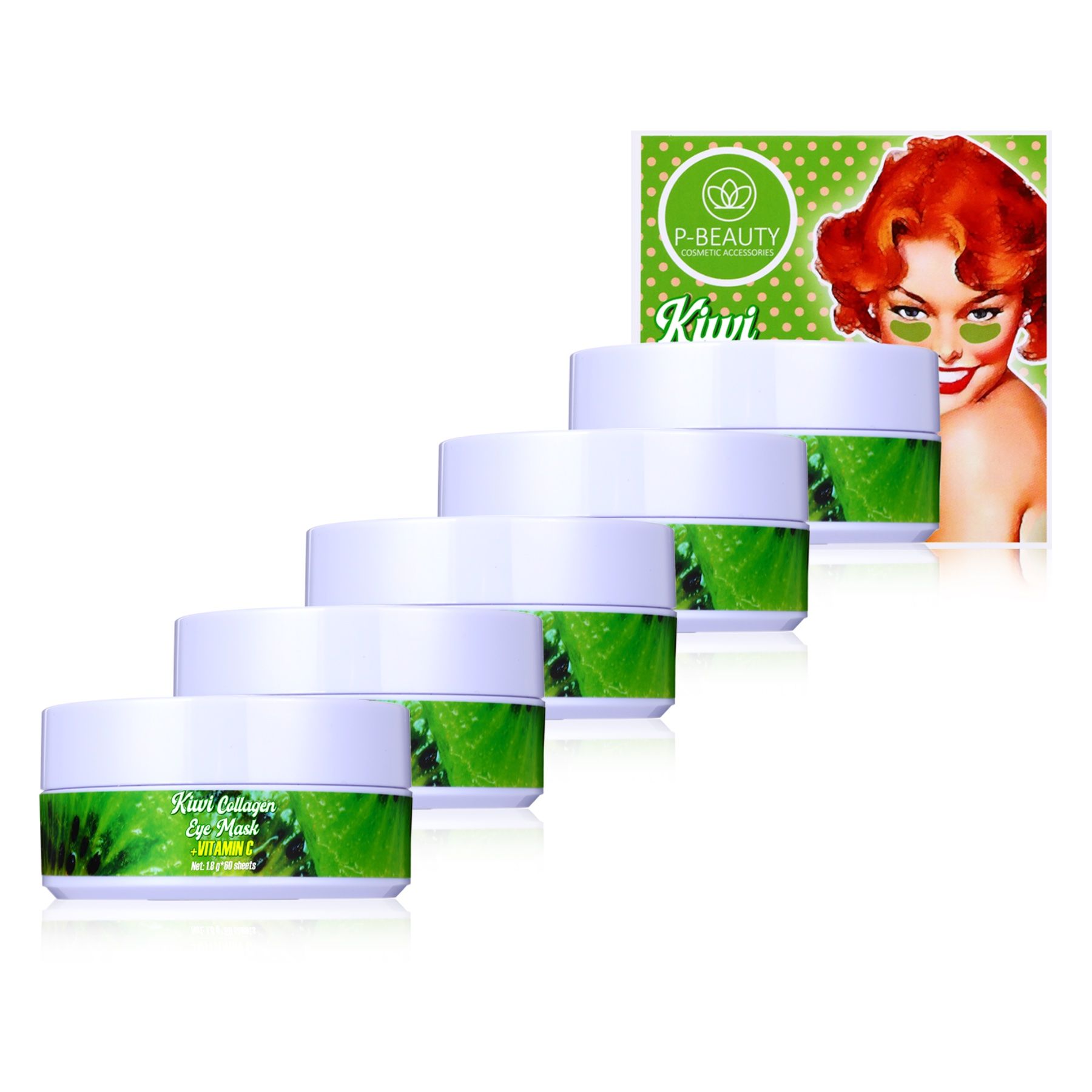 P-Beauty Augenpads Hydrogel Anti Aging Kiwi