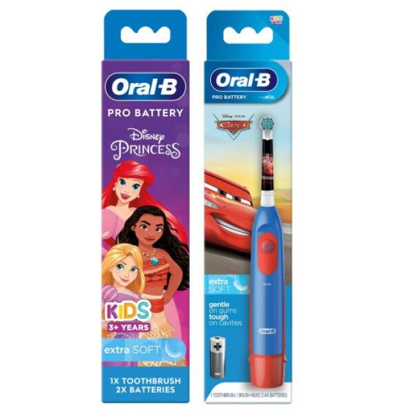 Oral-B DB5 Kids Cars/Princess Battery Powered Kinderzahnbürste