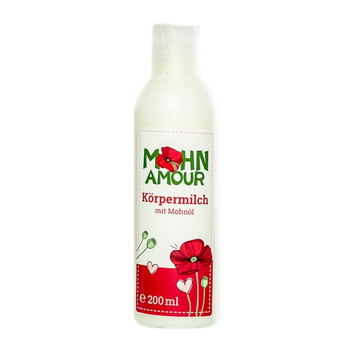 Körpermilch mit Mohnöl 200 ml