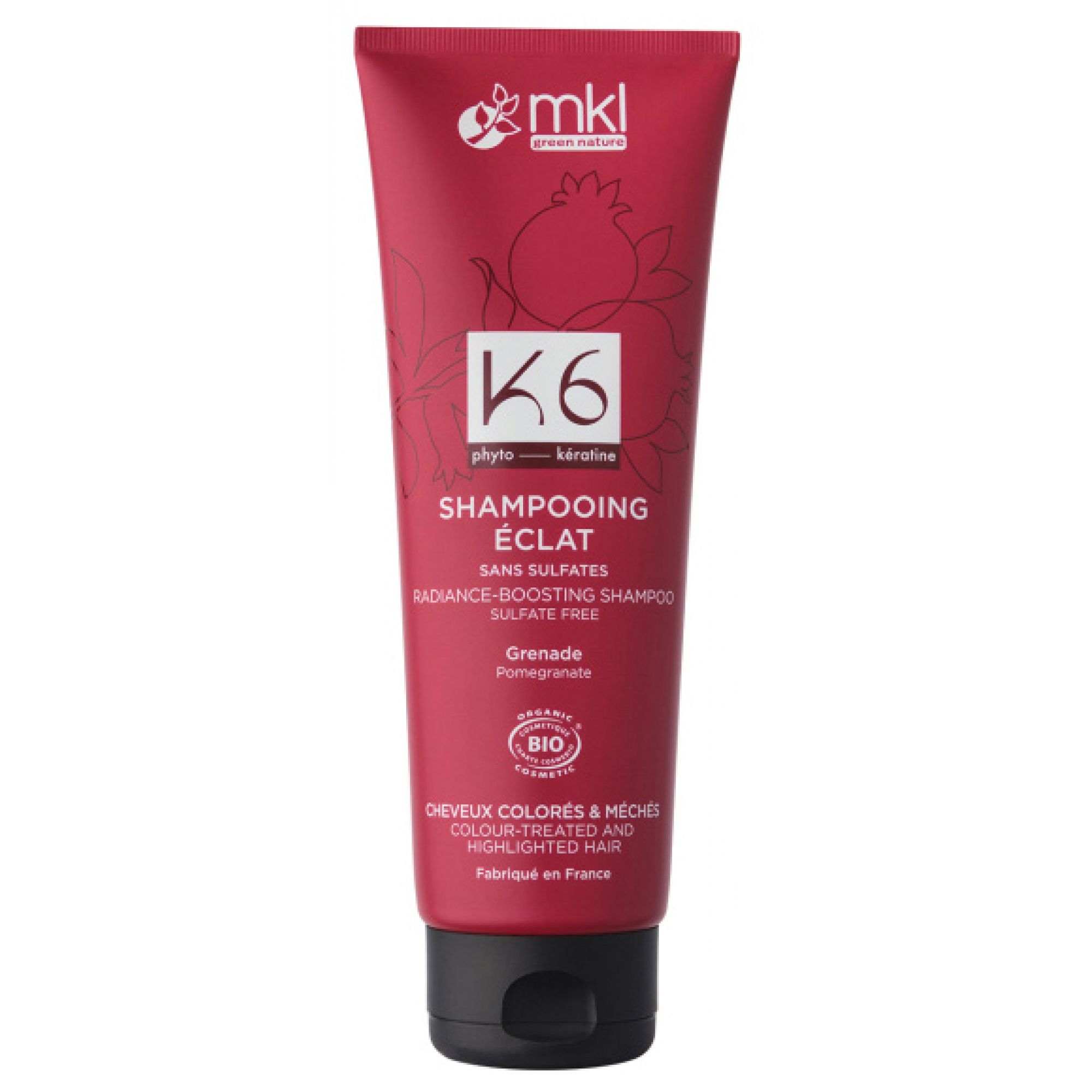 MKL Green Nature K6 Shampoo Glanz Coloriertes Haar Bio 20,5x7,8x4,5 cm