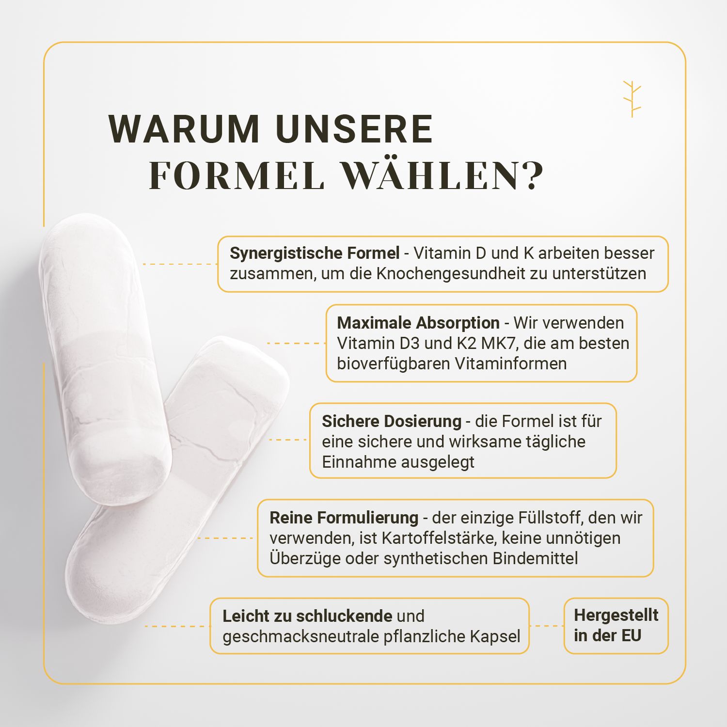 Nullure Vitamin D3 + K2 MK7