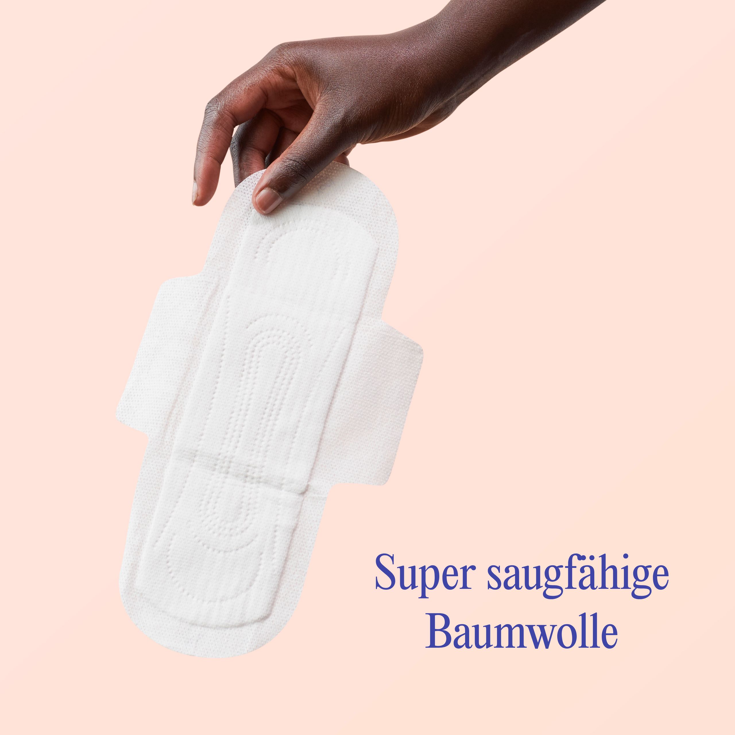 Yoni Binden Packung, 100% Bio-Baumwolle, für starke Blutungen.