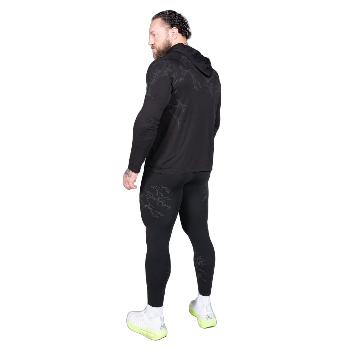 GymBeam Leggings Herren slim nahtlos in Schwarz