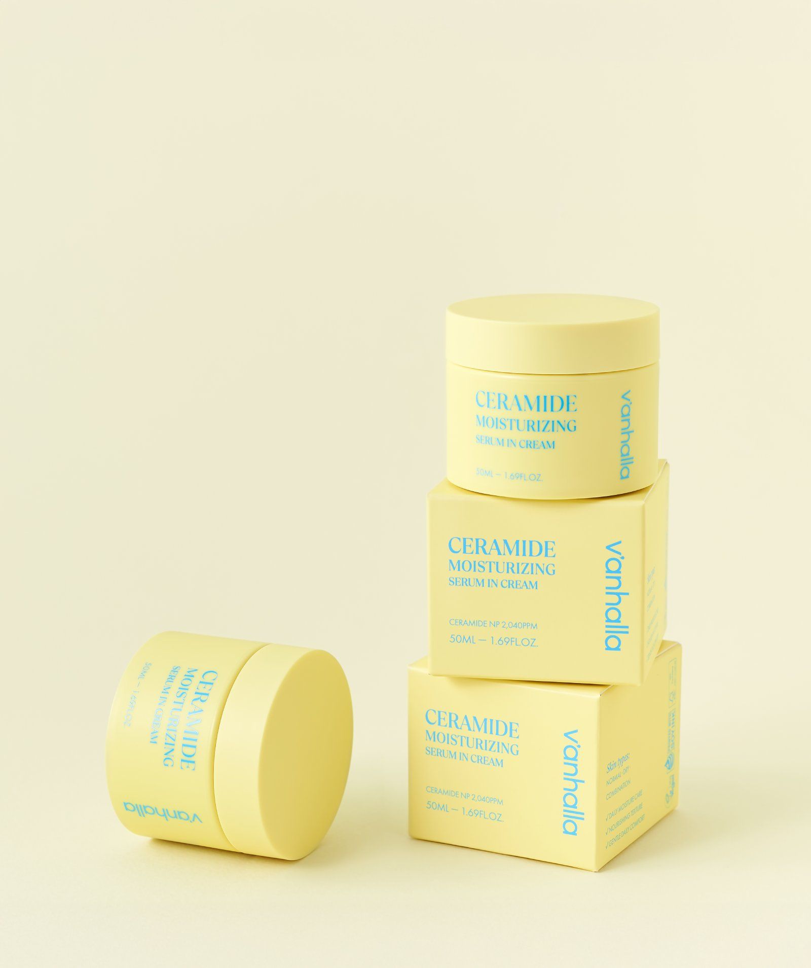 VANHALLA Ceramid Hydratisierende Serum in Creme