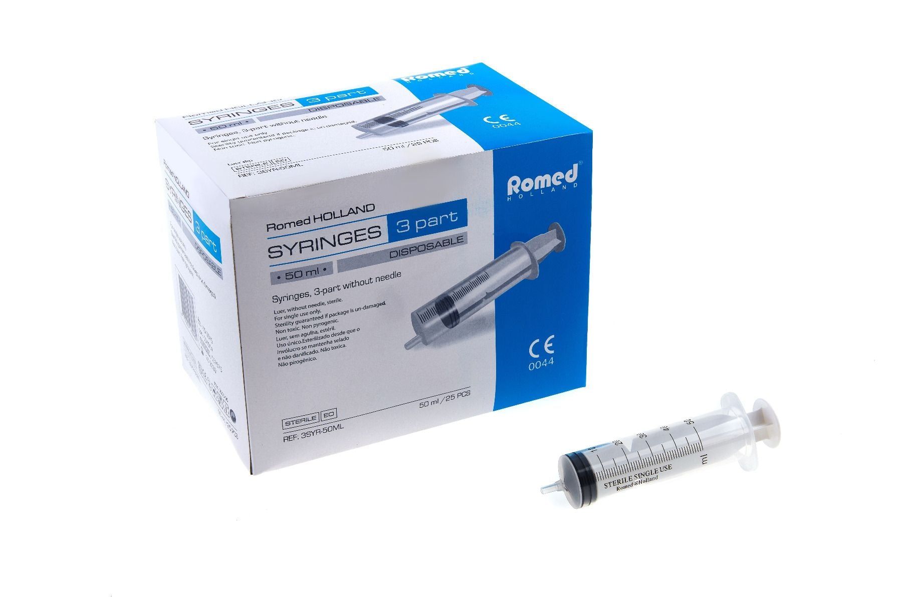 Romed Einmalspritzen, 3-teilig, steril