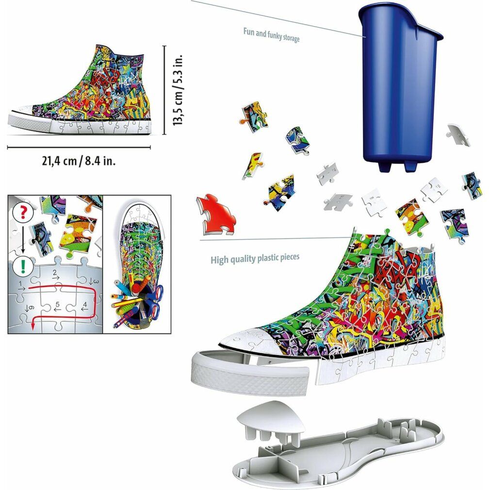 Ravensburger 3D Puzzle - Sneaker Graffiti