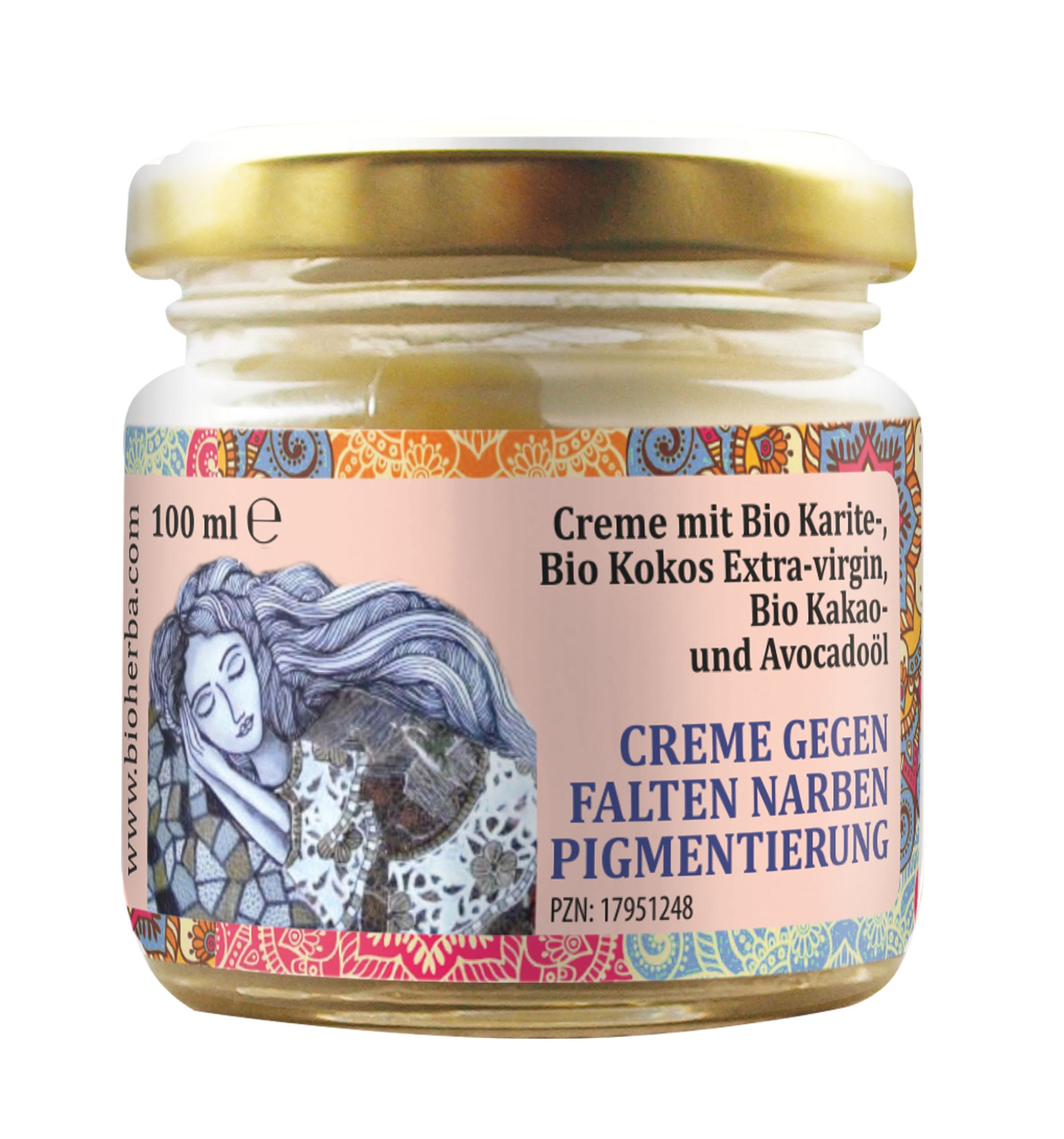 Bioherba Creme Gegen Falten  Narben  Pigmentierung