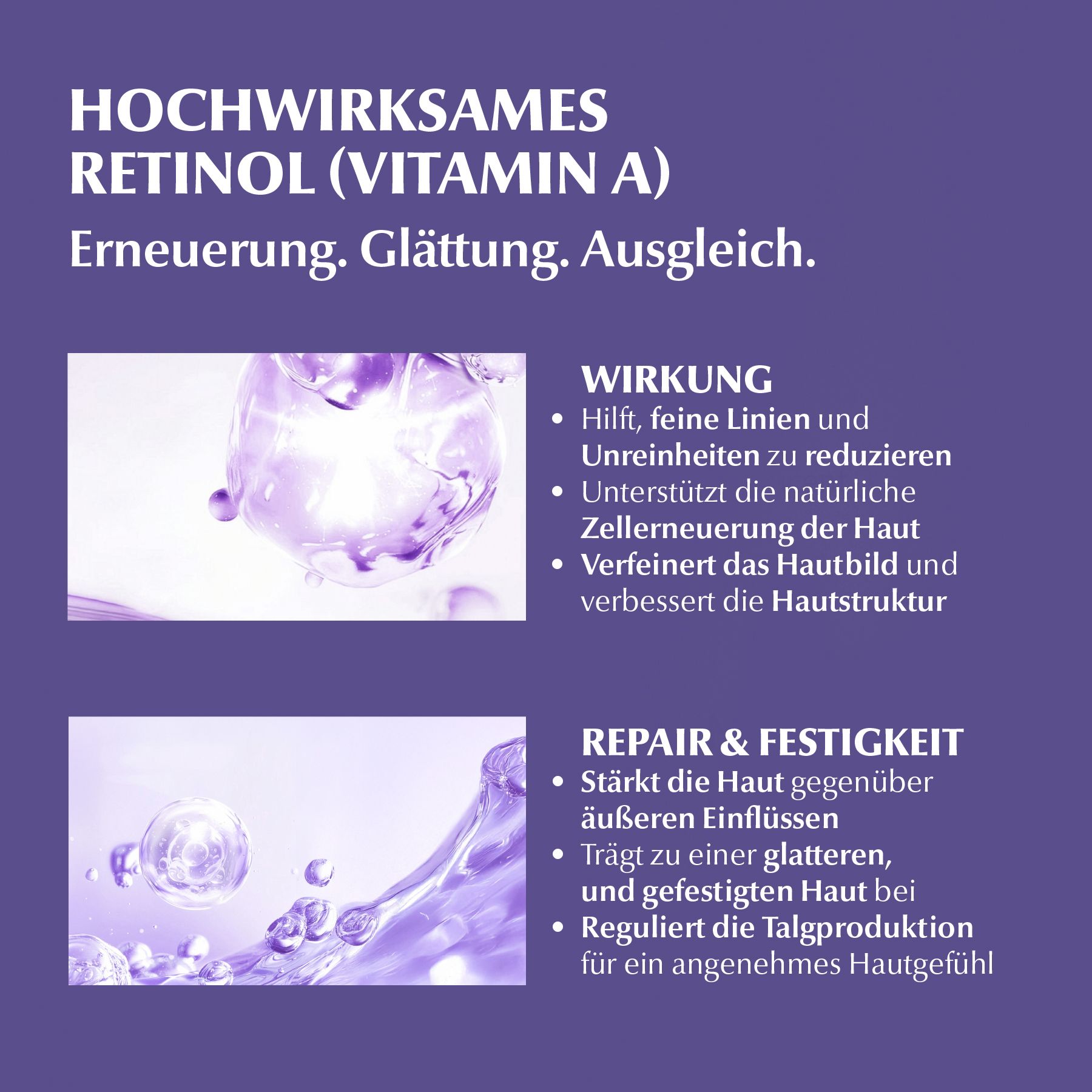 DR RASHEL Gesichtspflege-Set Retinol Anti-Falten Serum Cream Cleanser Toner