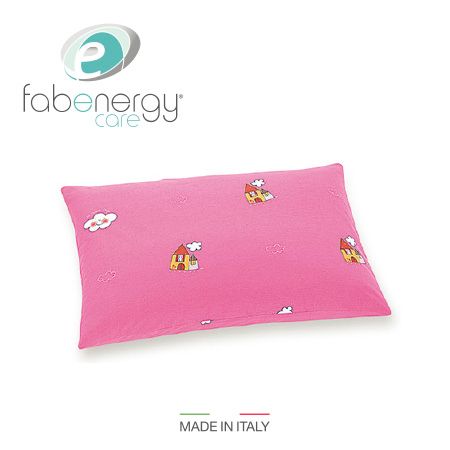 FABE Cuscino ortopedico school antiacaro con federa rosa