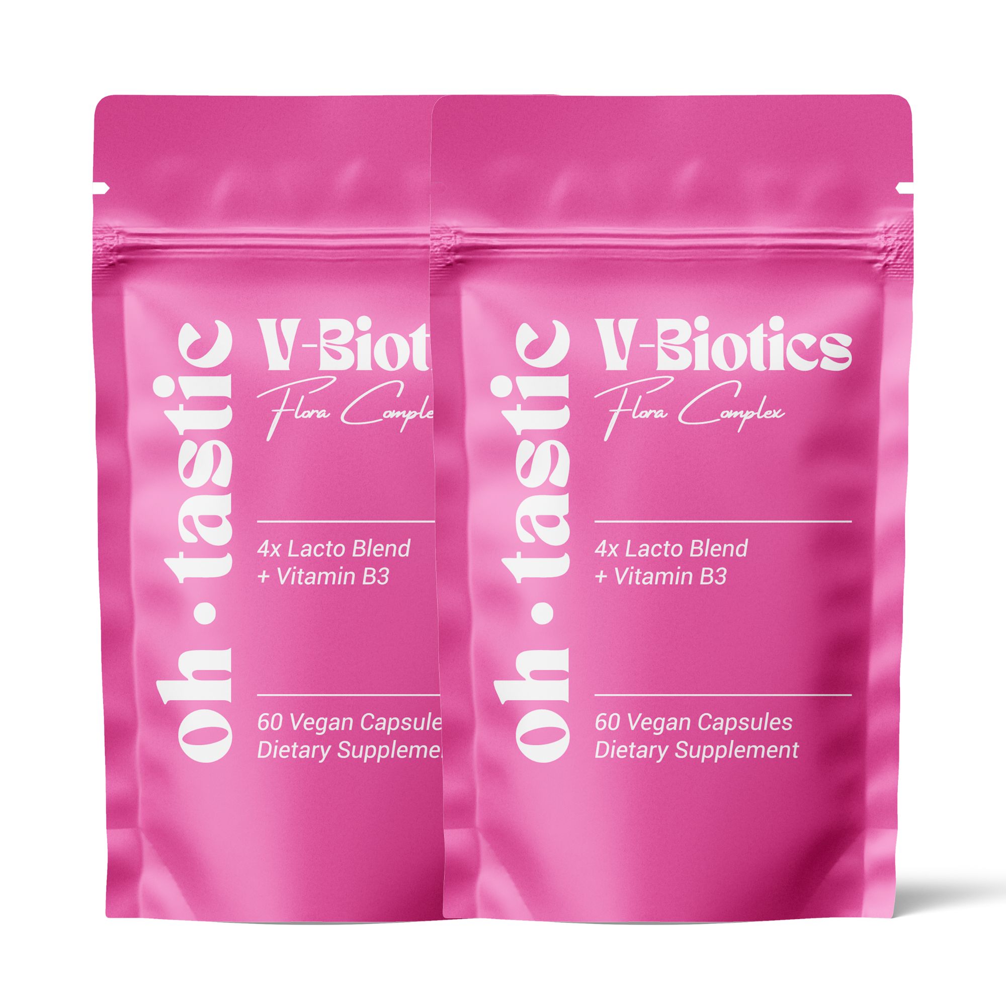 ohtastic V-Biotics Vaginal Probiotics 2x60 St