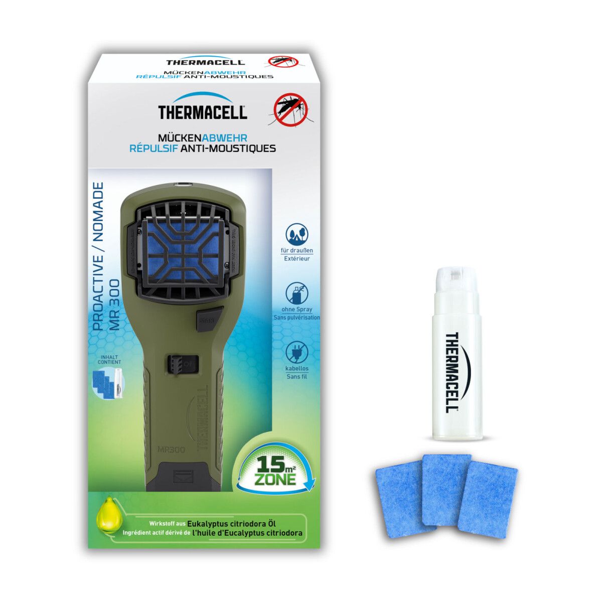 Thermacell Mückenabwehr Proactive Handgerät  - Mückenschutz Gerät