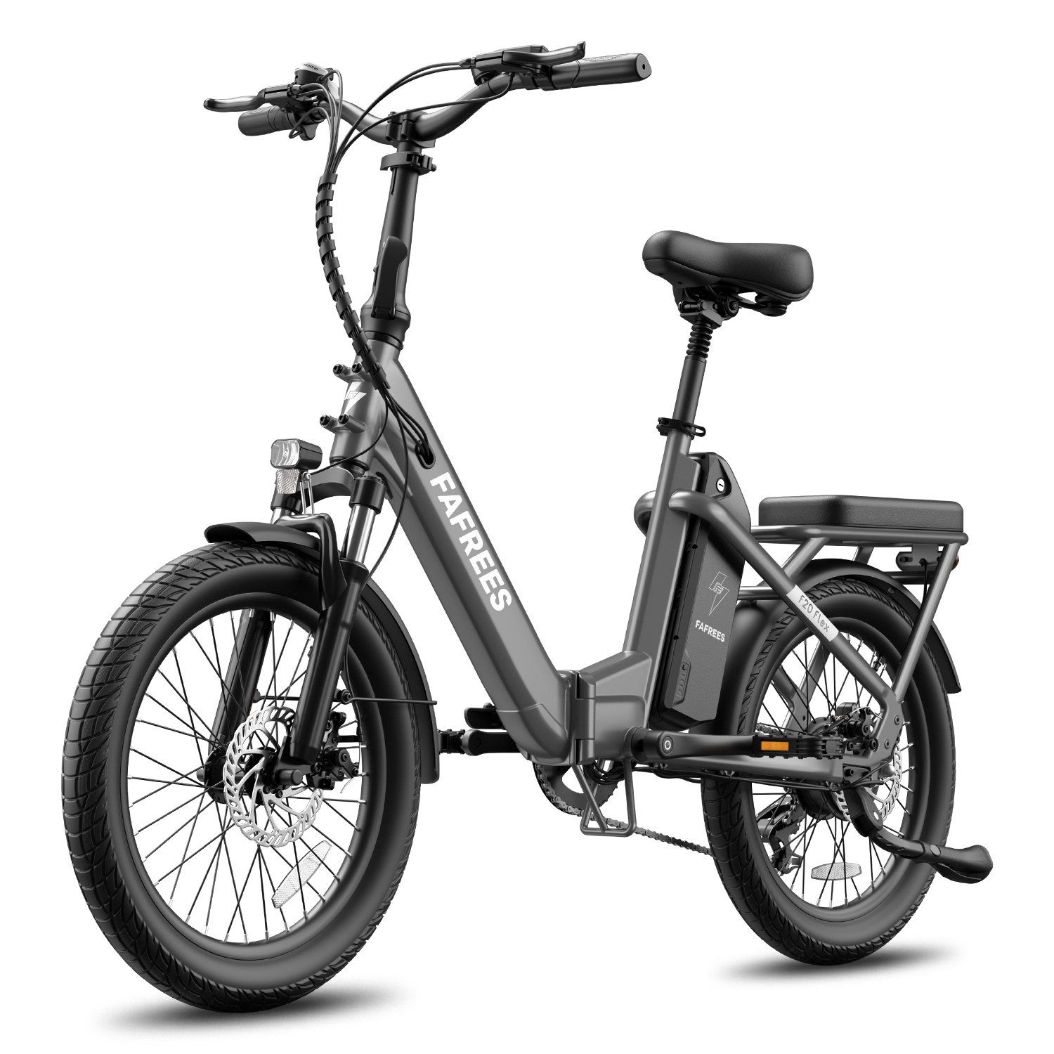 FAFREES F20 Flex Faltbares E-Bike, 25-Ah-Akku (herausnehmbar), 7-Gang-Schaltung