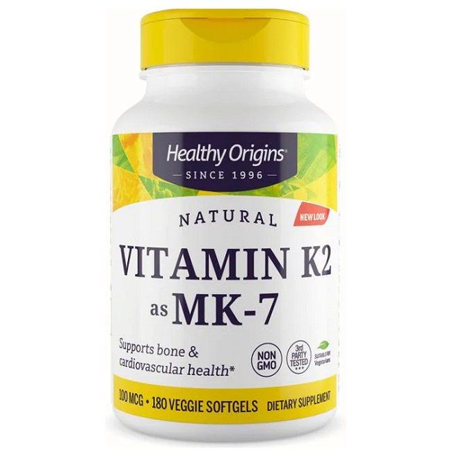 Healthy Origins Vitamin K2- Mk-7 100 mcg 180 Pc