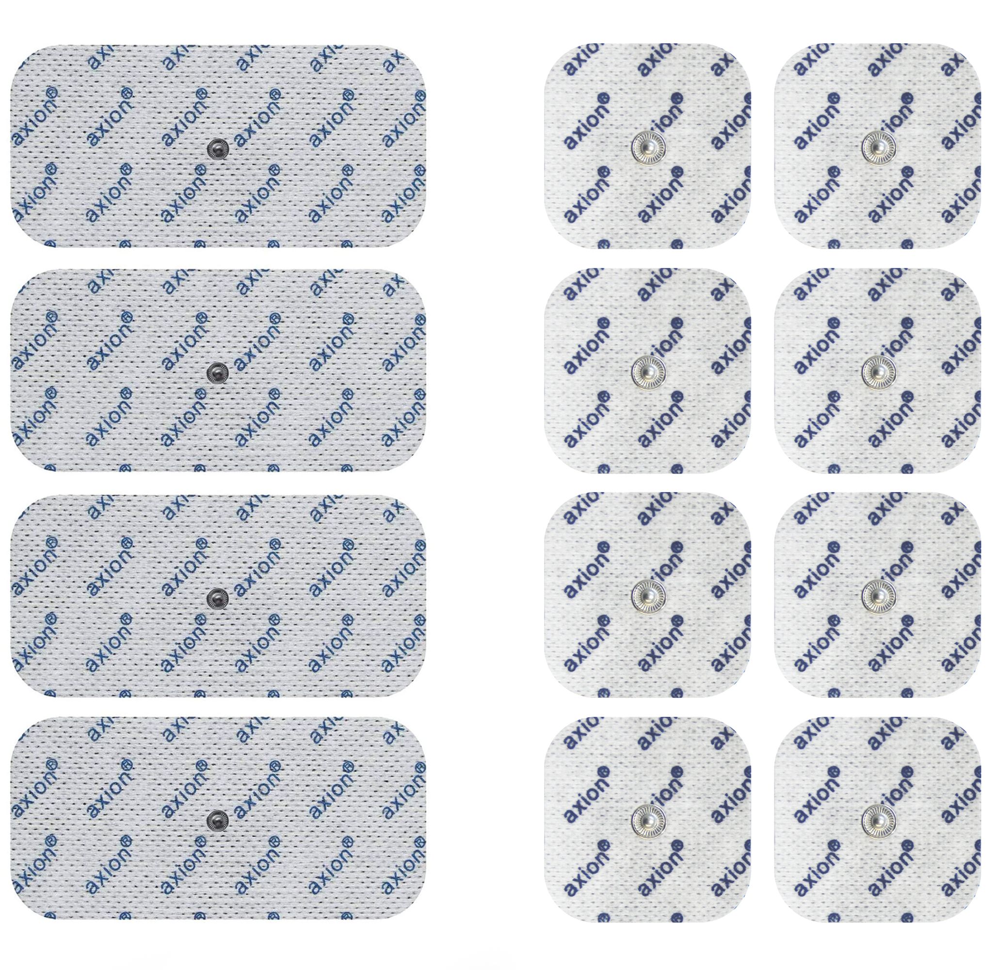 axion® selbstklebende Elektrodenpads 5x5 und 10x5 cm – passend zu Sanitas, Beurer, etc.