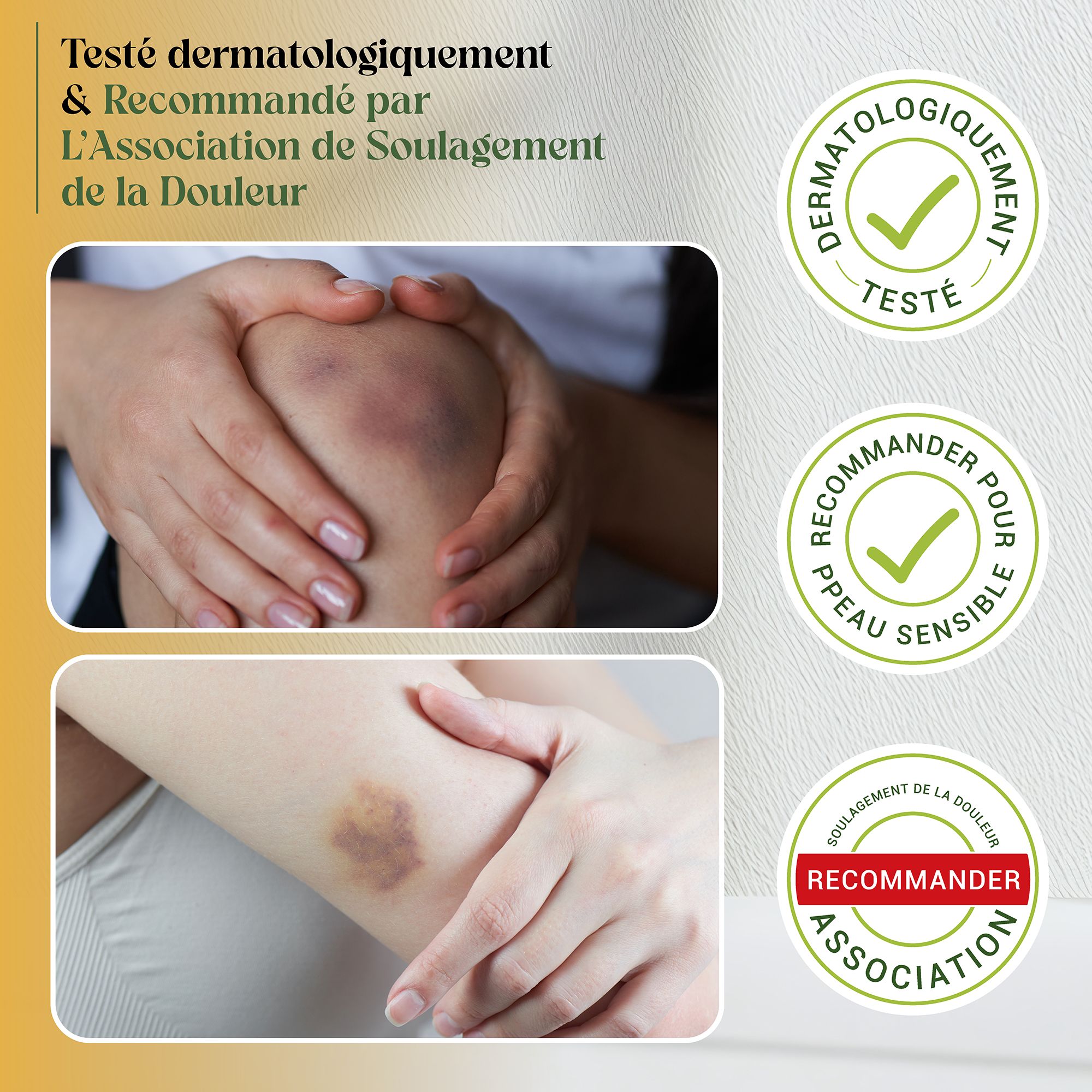 H4H Naturals® Arnika Salbe & Pferdesalbe Gel Linderung bei Knie, Gelenk, Nacken & Muskel