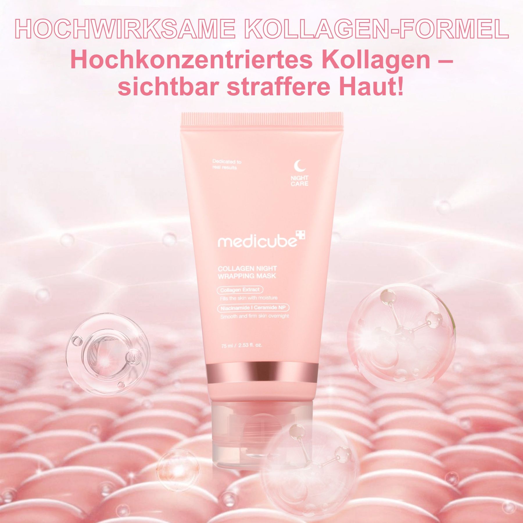 Medicube Collagen Night Wrapping Mask Gesichtsmaske für Gesichtspflege