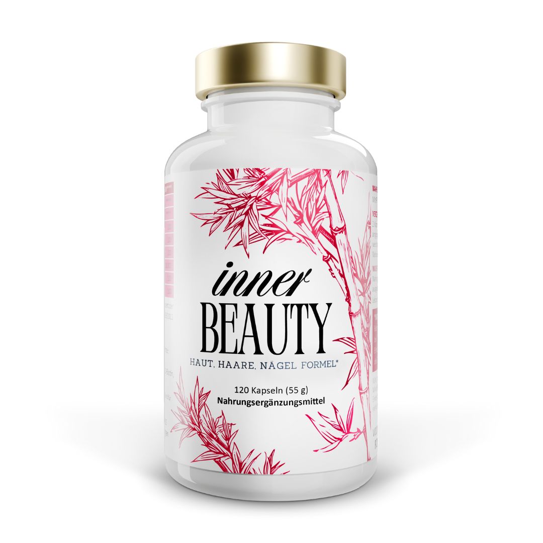 APOmia® inner BEAUTY | Haut-Haare-Nägel Komplex | Bambus-Extrakt (Silizium), Zink, Biotin & Selen