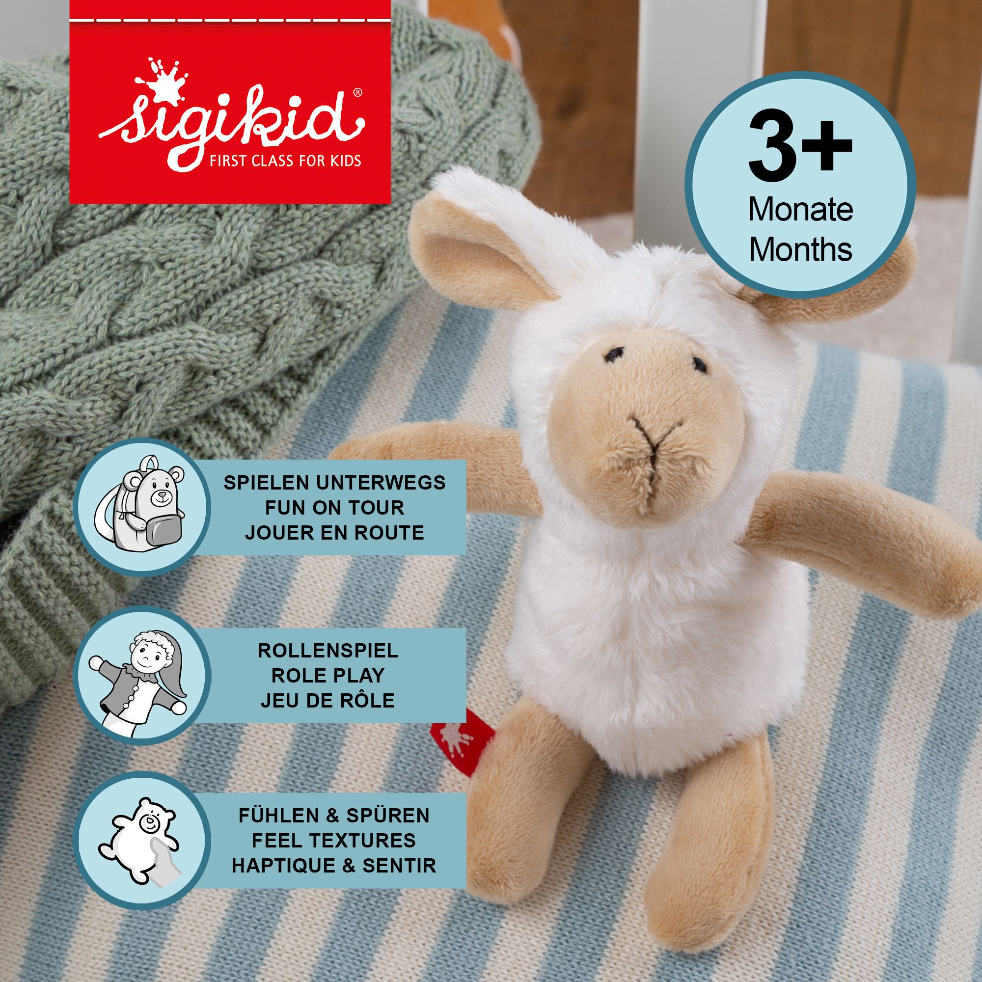 sigikid Mini Kuscheltier Cuddly Gadgets
