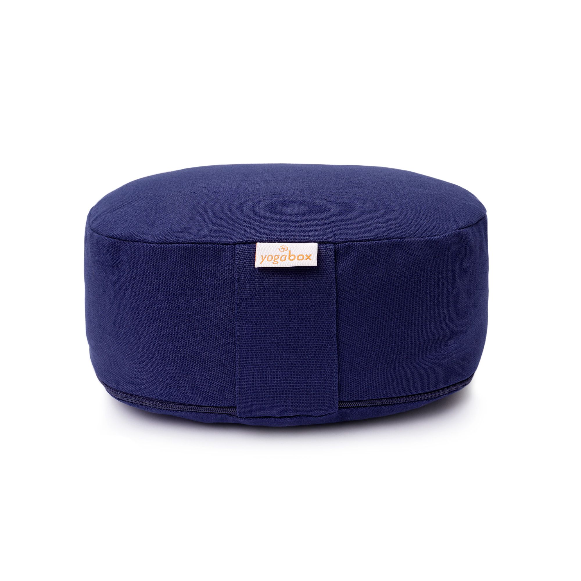 yogabox Yogilino® Reise Meditationskissen mini oval Basic - dunkelblau 26 x 21 9 cm 1 St