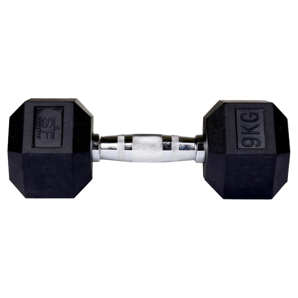 Suprfit Hex Gummi-Kurzhanteln (Paar)