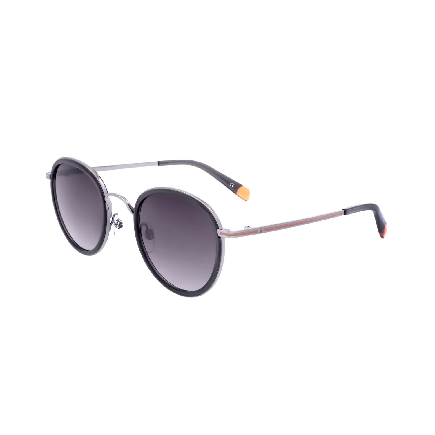 Benetton occhiali da sole uomo BE5104 silver-coloured black