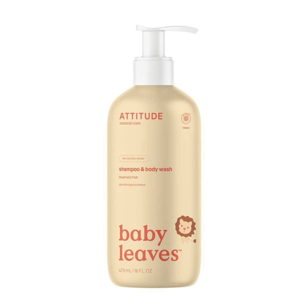 ATTITUDE baby leaves® Shampoo & Body Wash Birnennektar