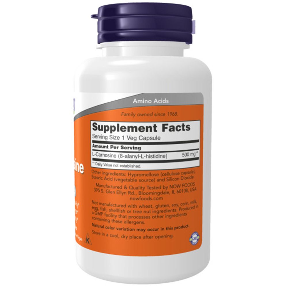 Now Foods, L-Carnosine, 500mg
