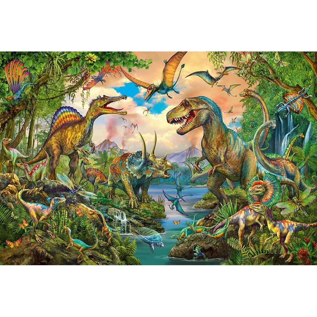 schmidt Puzzle Dinosaurier 150 Teile + Geschenk (Tattoos)