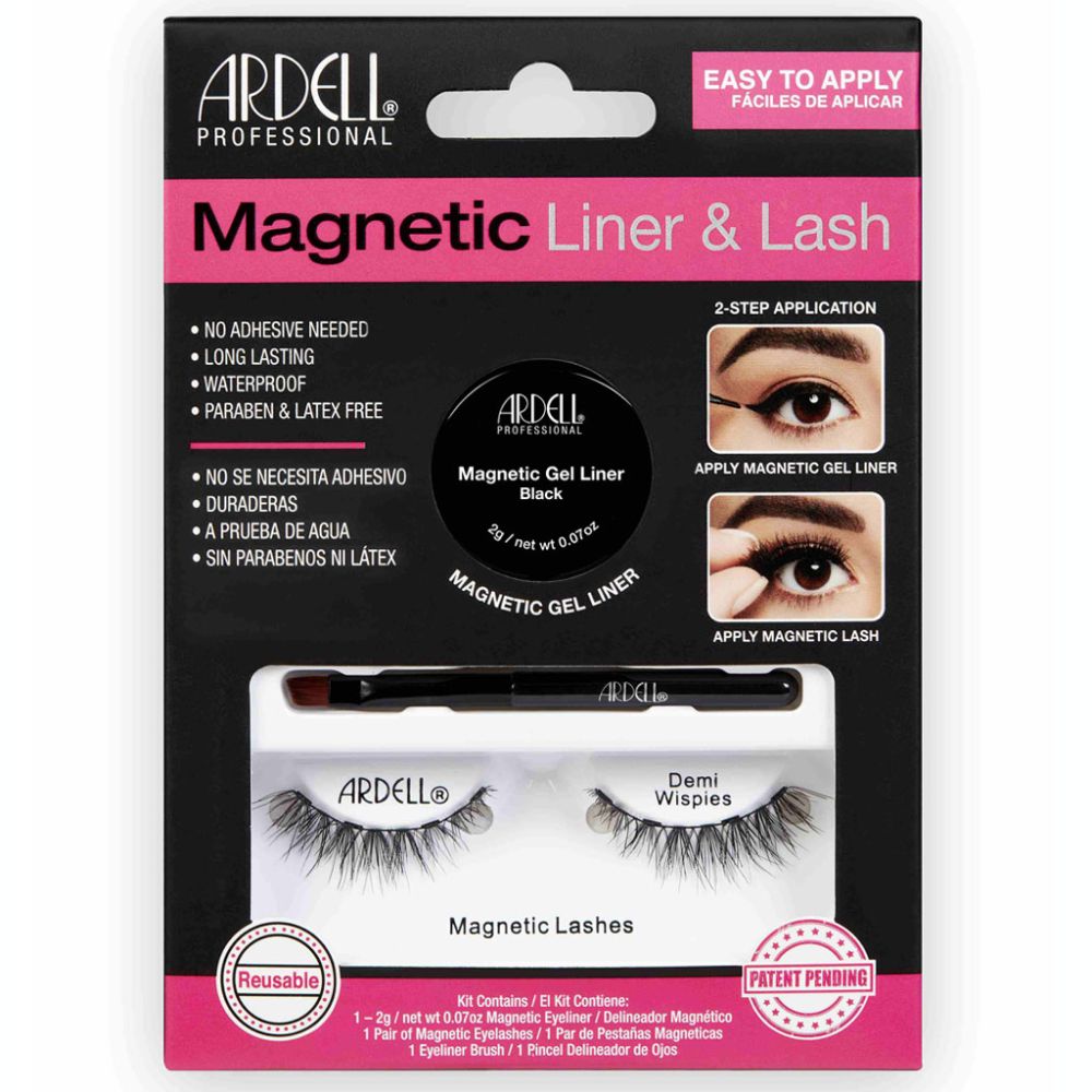 Ardell Nero/Nera Magnetic Liner & Demi Wispies Eye Lashes - Immagine 4