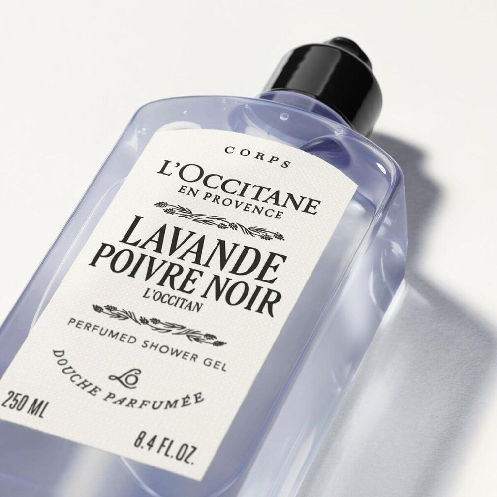 L'occitane Unisex Lavanda/Nero Gel Doccia, Lavande Poivre Noir (250 Ml) - Immagine 7