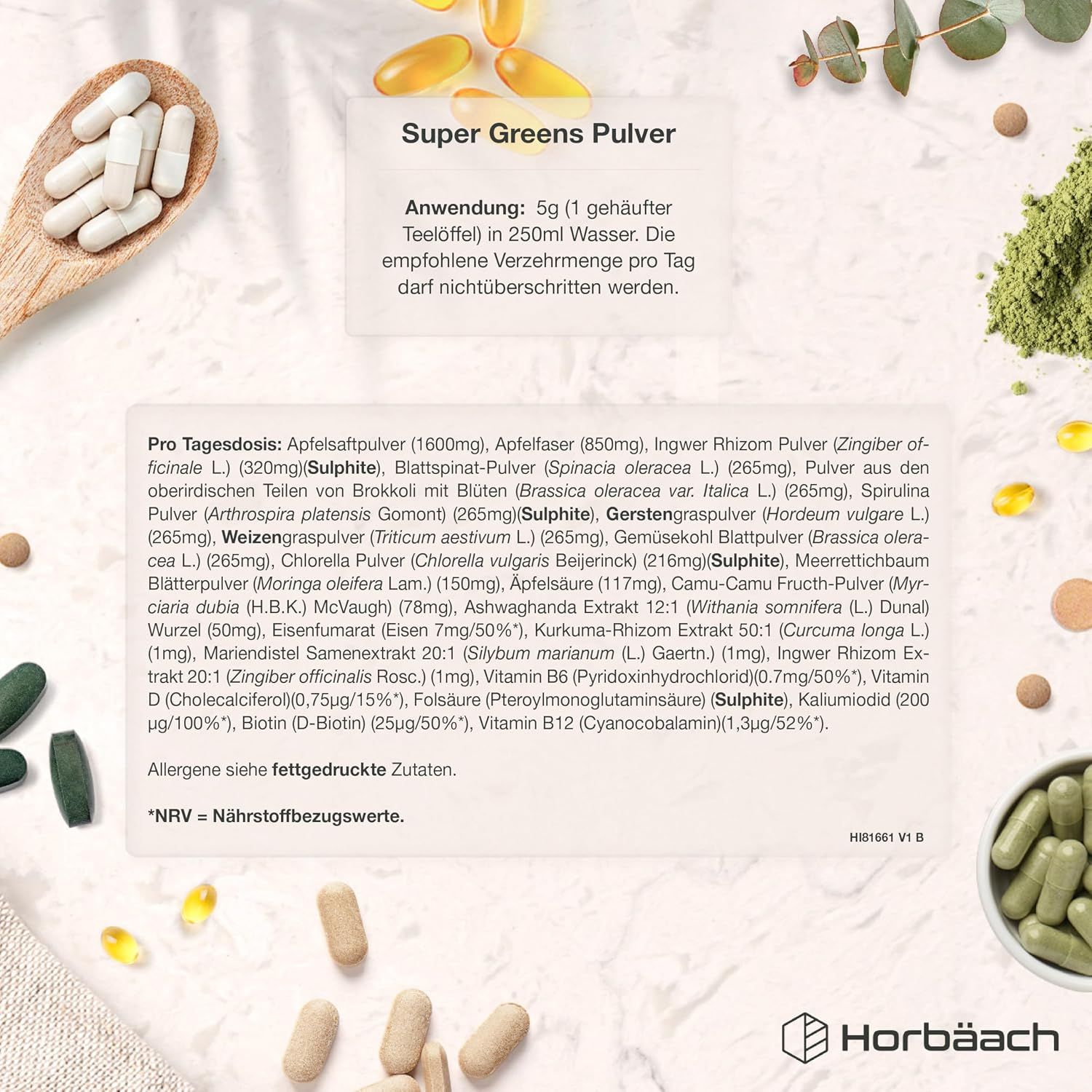 Horbäach Super Greens Pulver
