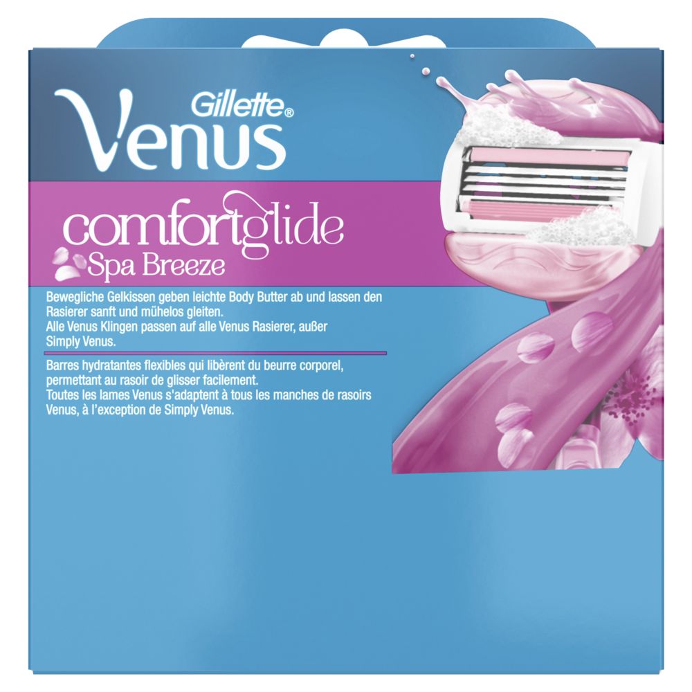 Gillette Venus - Rasierklingen "Comfortglide Breeze Spa"