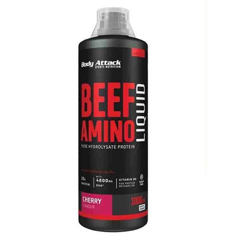 Body Attack Beef Amino Liquid 1000 ml Getränk