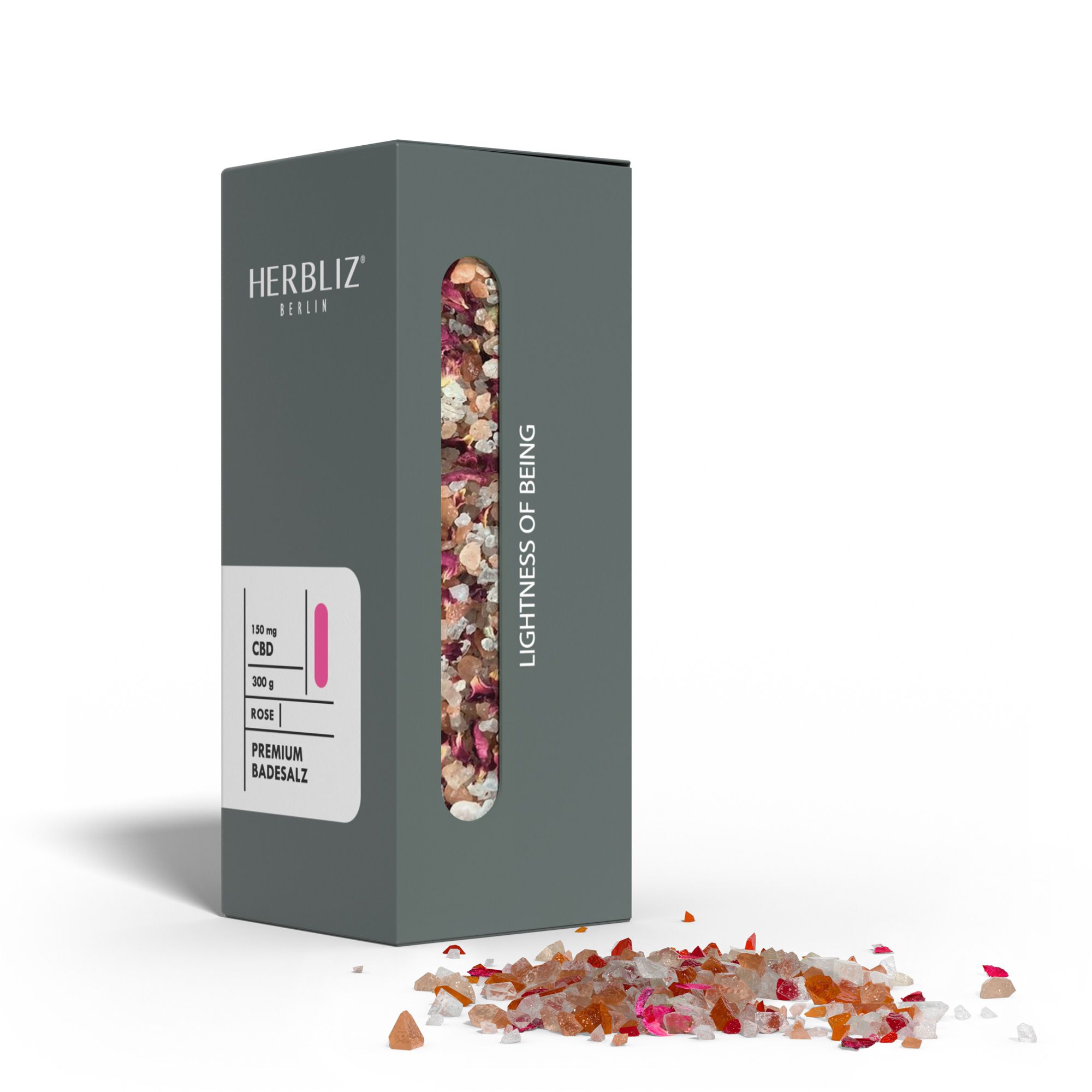 HERBLIZ Rose CBD Badesalz