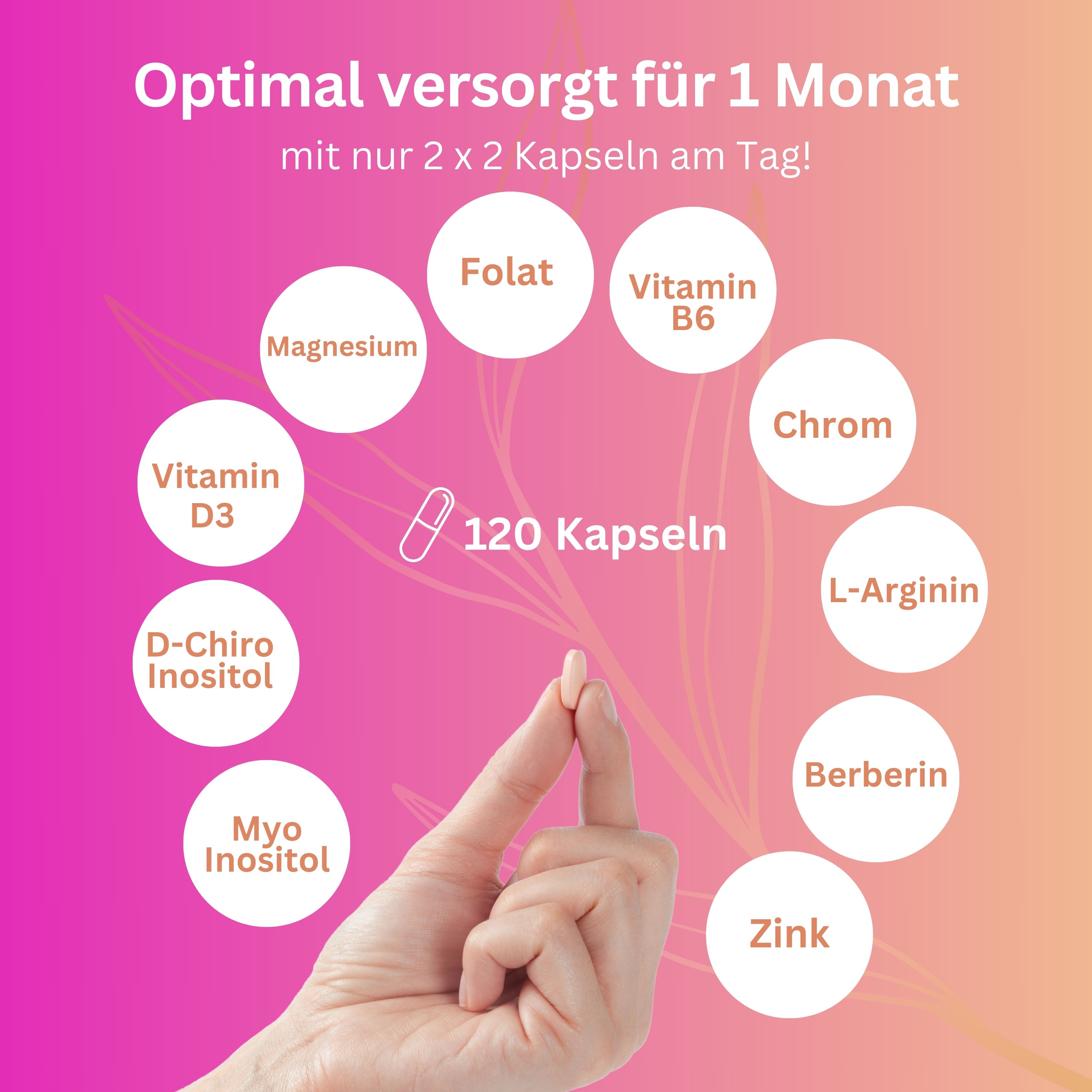 vitelly PrimeCoreOnyx® – Myo Inositol Komplex mit 6 hochwertigen Mikronährstoffen