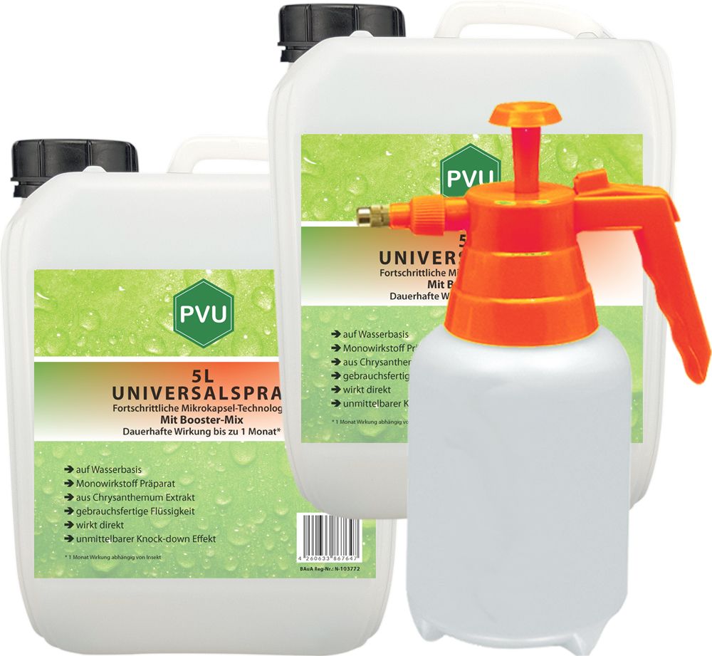PVU Universal Insektenspray mit 2L Drucksprüher