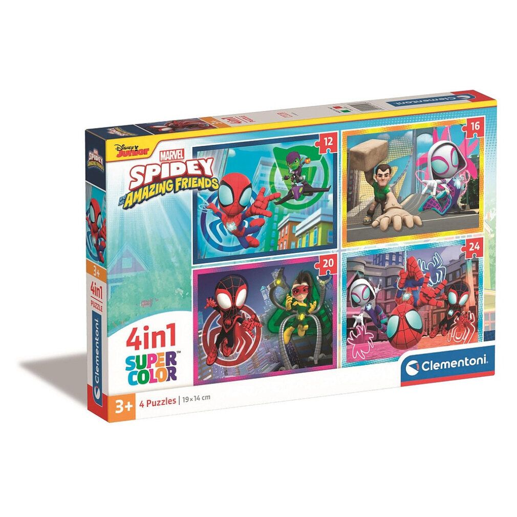 Marvel Spidey und seine erstaunlichen Freunde Puzzle 12-16-20-24Stück