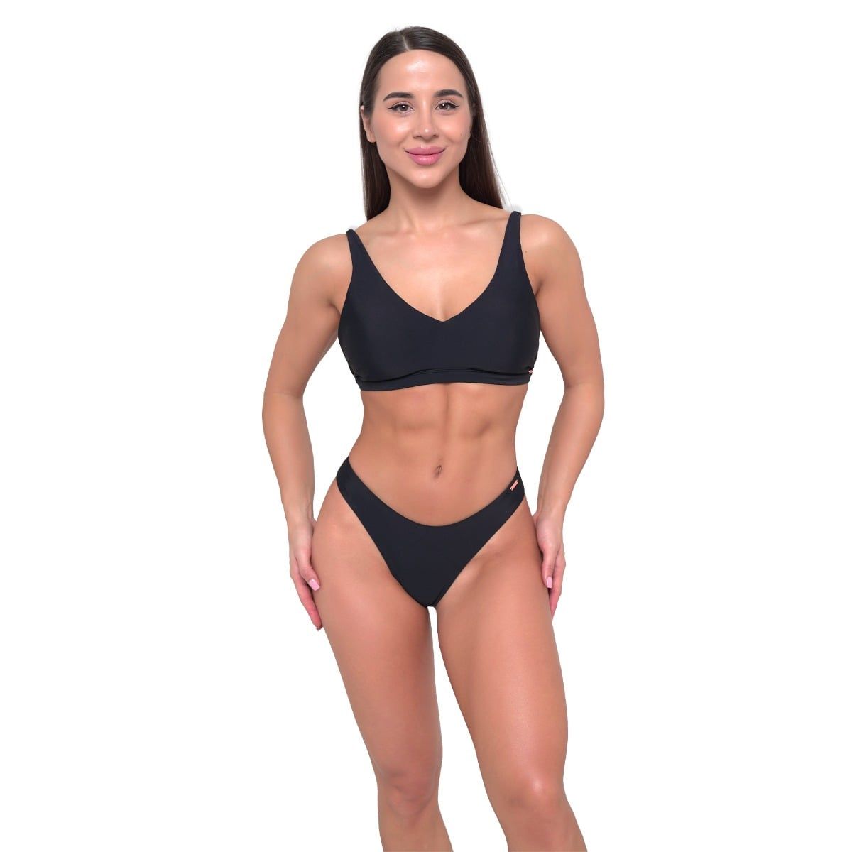 GymBeam Bikini-Unterteil Damen mit klassischem Schnitt Black