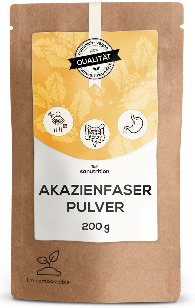 Sanutrition® - reines Akazienfaserpulver