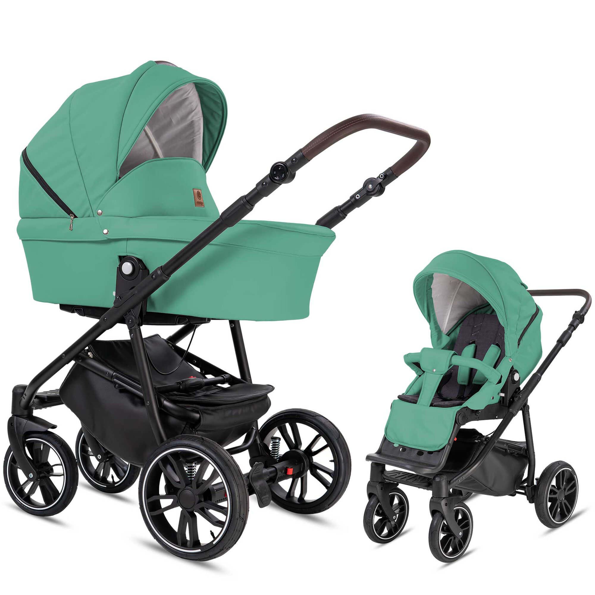 Bebebi Minigo Beat 2 in 1 Kinderwagen Gelreifen, Turquoise