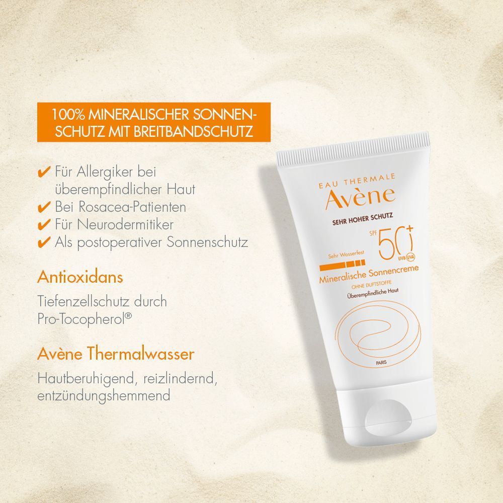 Avène Mineralische Sonnencreme SPF 50+