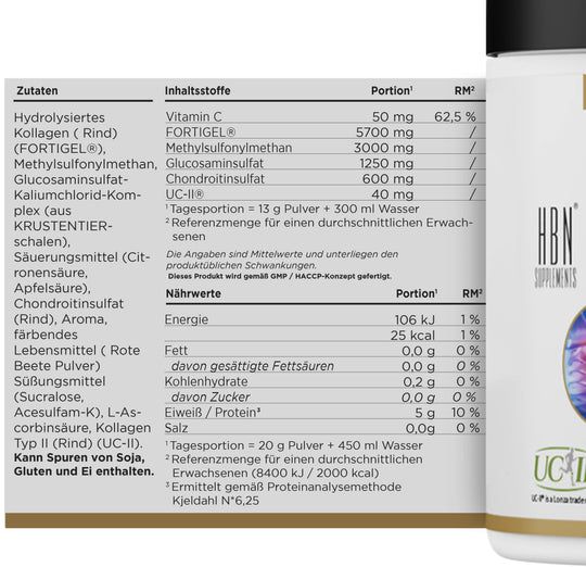 HBN Supplements - Joint Care 390 g Pulver