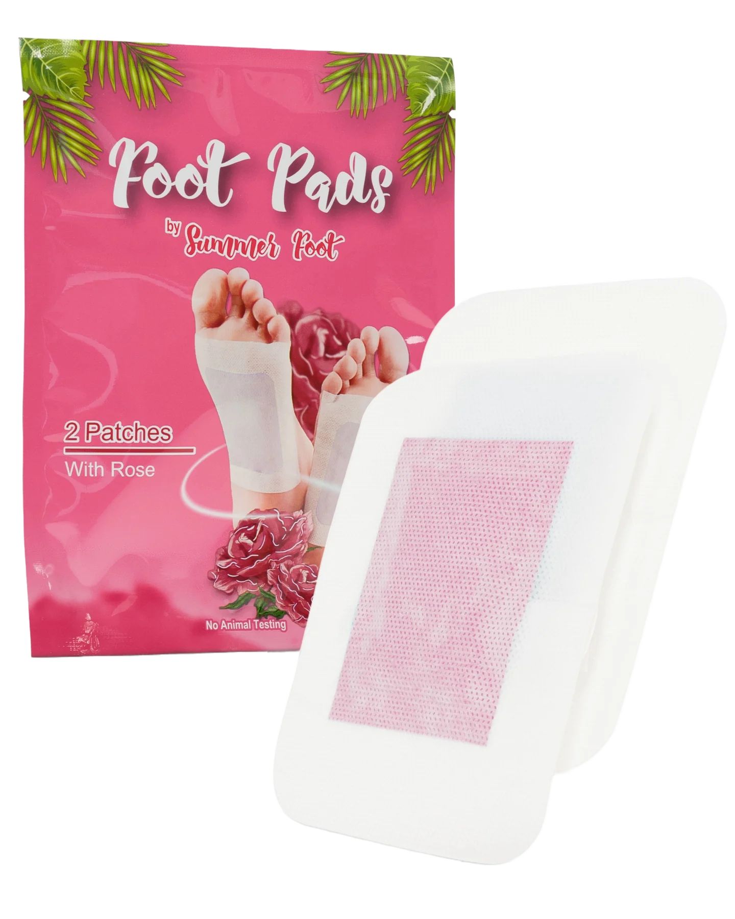Summer Foot - Fußpads mit Rosenöl (für 10 Anwendungen)