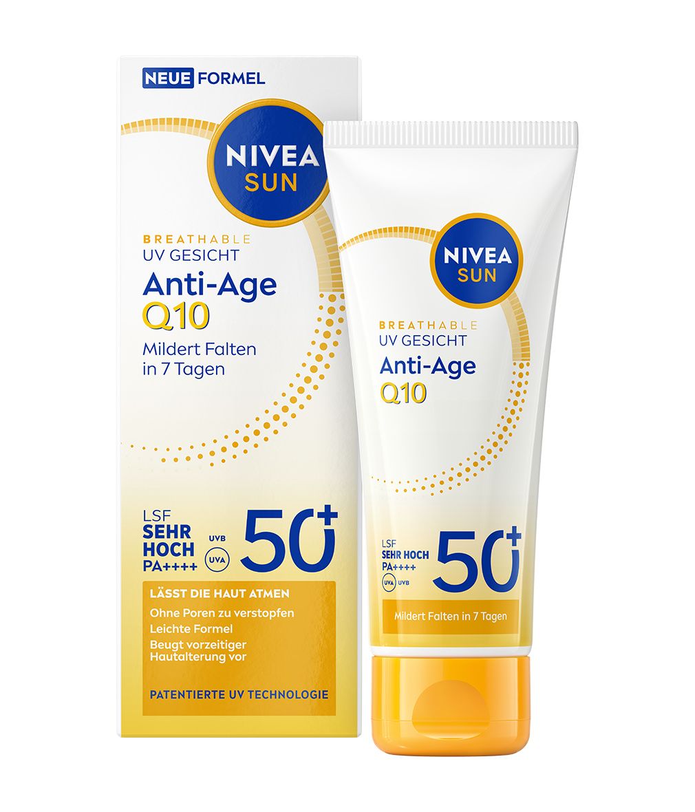 NIVEA SUN UV Gesicht Anti-Age Q10 LSF 50+