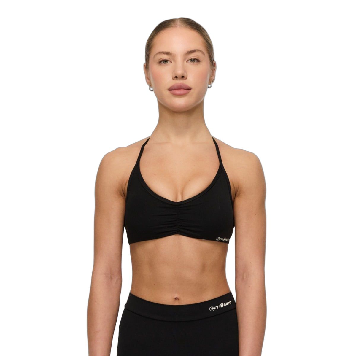 GymBeam Sport-BH Damen Fierce mit gekreuzten Trägern Black 1 St